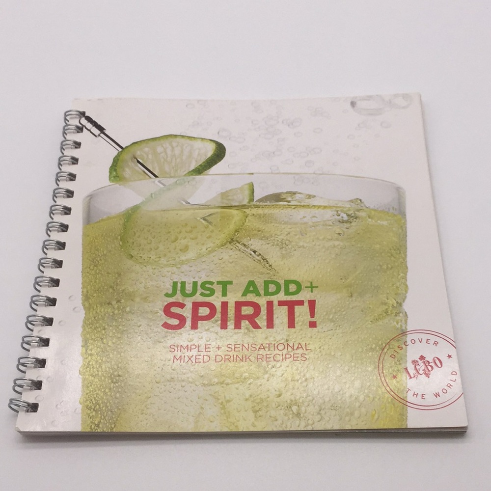 Just Add+ Spirit! Mixed Drink Recipes Alcohol Bar